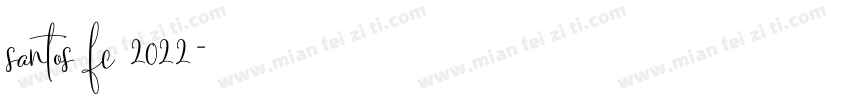 santos fc 2022字体转换